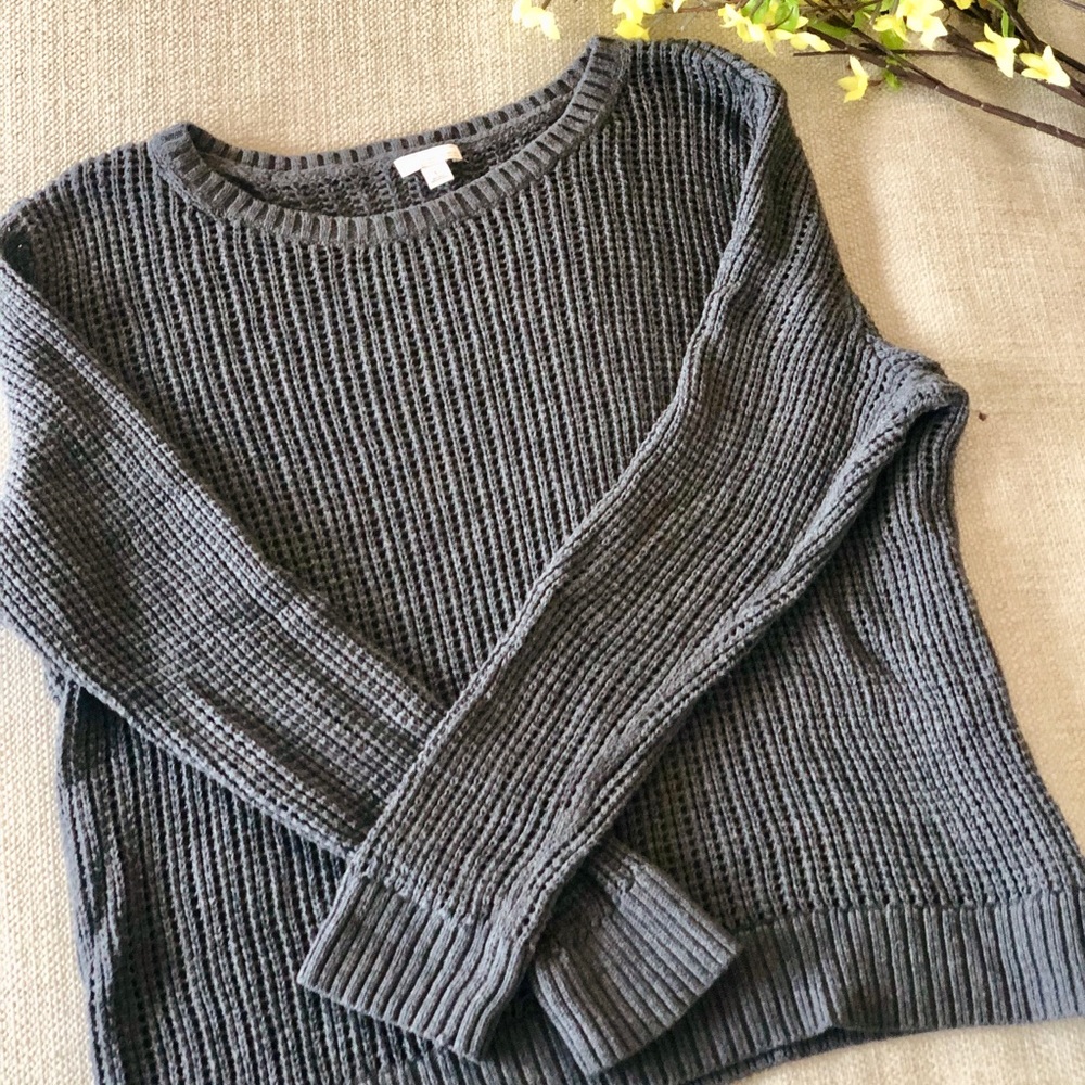 Gap Combination Gray Sweater And Button Down - image 4